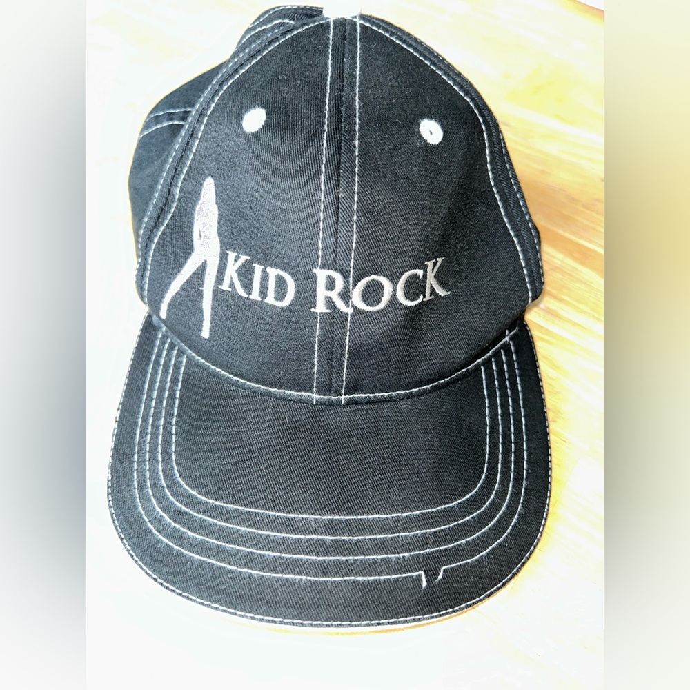 Vintage Kid Tock American Bad A$$ black hat embroidered hot girl 100 cotton OSFM